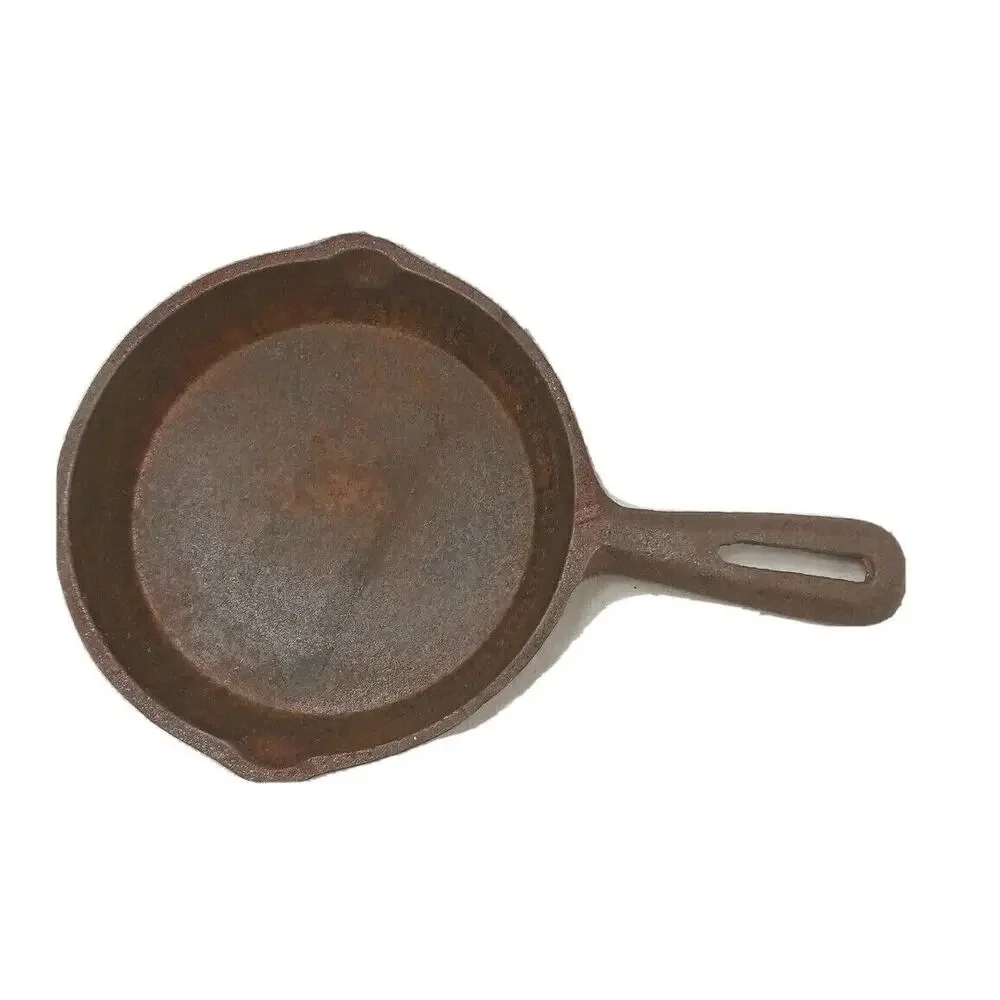 Cast Iron EGG Fry Skillet Butter Pan Handle 6